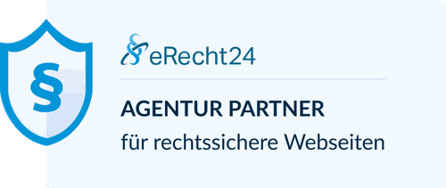 eRecht24 Agentur Partner Siegel für rechtssichere Webseiten